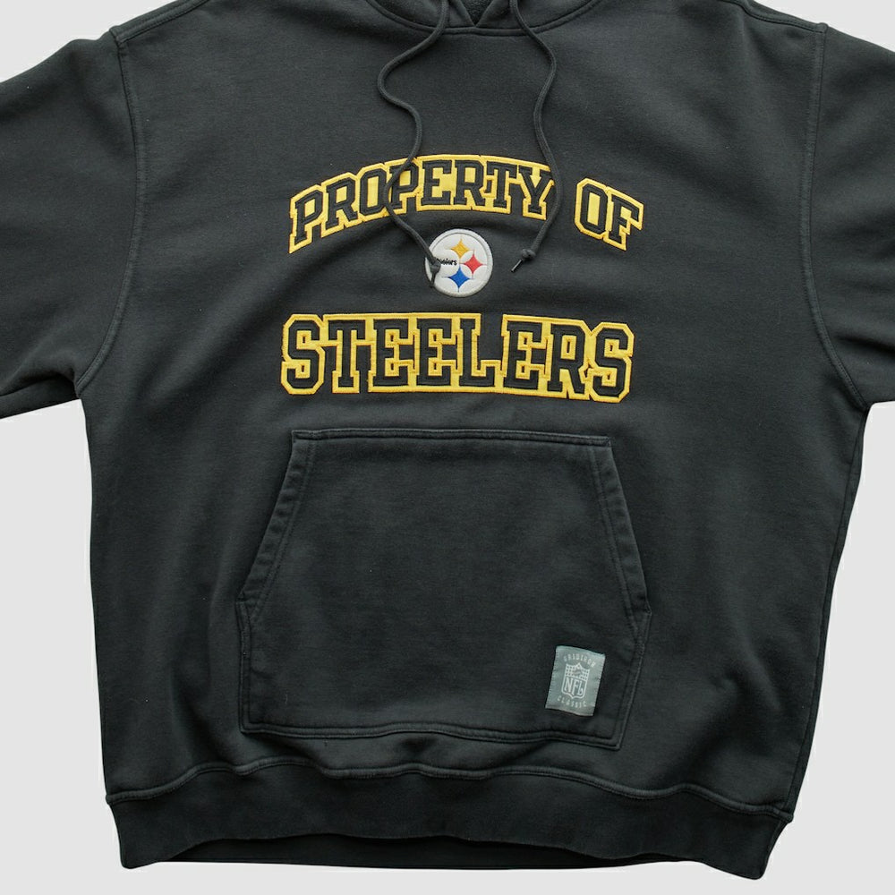 Pittsburgh Steelers Fanatics Reebok 2000s Hooded Pullover Sweatshirt