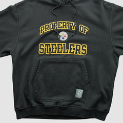 Pittsburgh Steelers Fanatics Reebok 2000s Hooded Pullover Sweatshirt