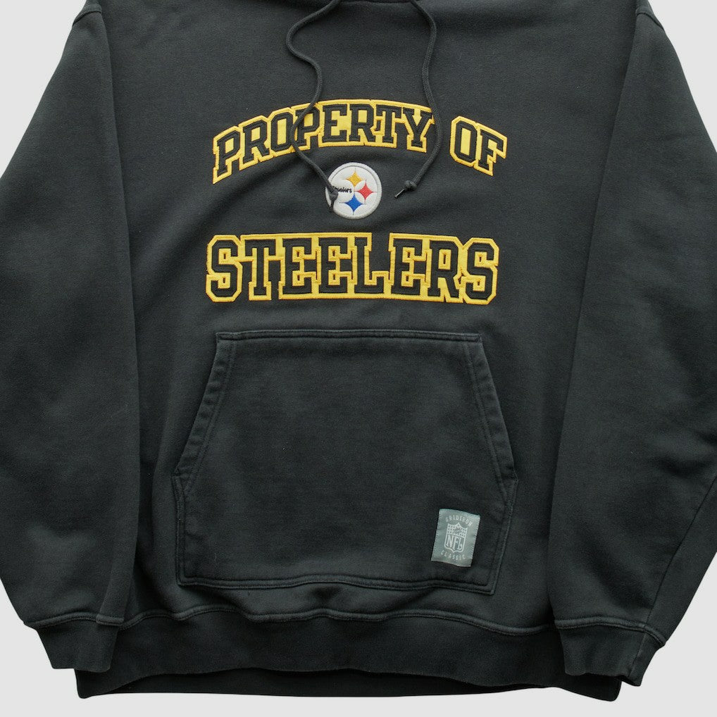 Pittsburgh Steelers Fanatics Reebok 2000s Hooded Pullover Sweatshirt