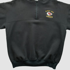 Kansas City Chiefs Fanatics Dodger 90s Hooded 1/4 Zip Sweatshirt
