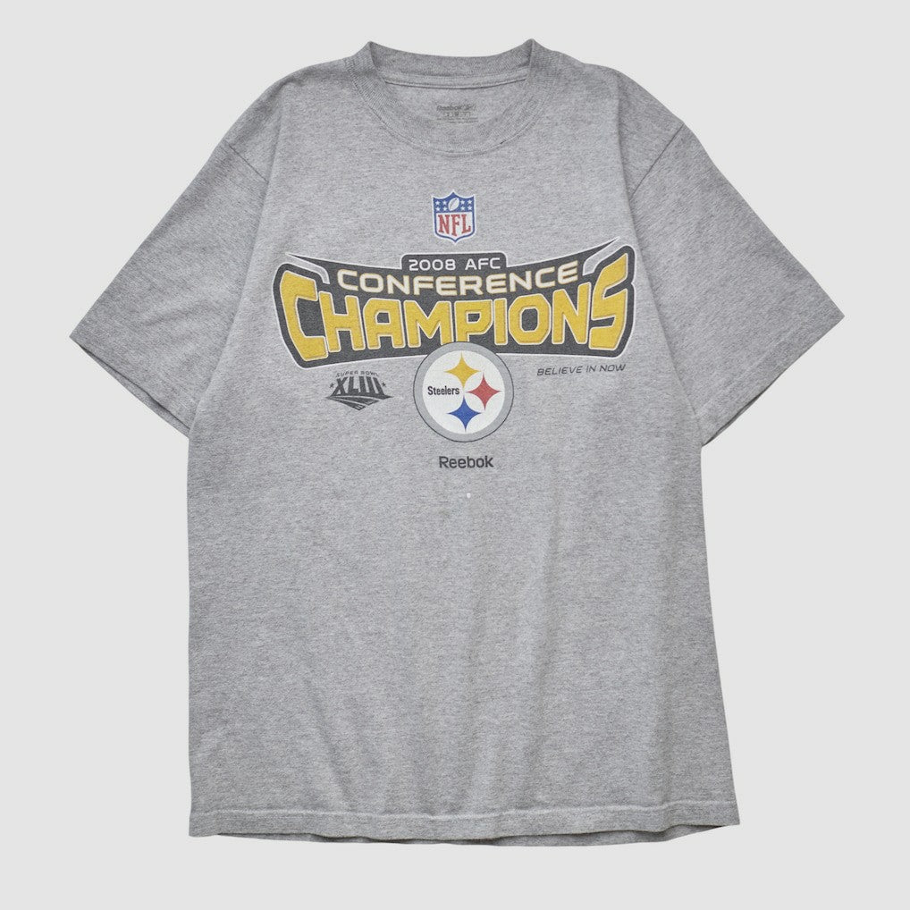 Pittsburgh Steelers Fanatics Conference Champions Reebok 2008 T-shirt