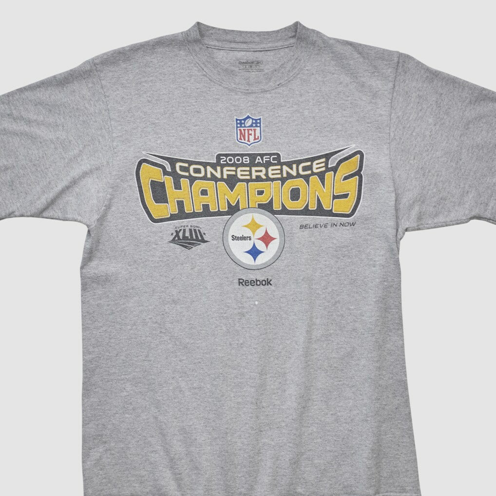 Pittsburgh Steelers Fanatics Conference Champions Reebok 2008 T-shirt