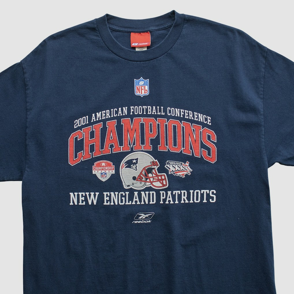 New England Patriots Fanatics Reebok 2001 T-shirt