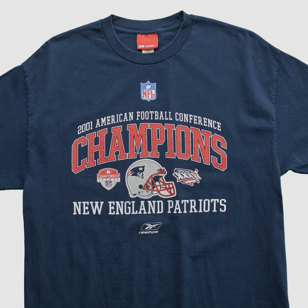 New England Patriots Fanatics Reebok 2001 T-shirt