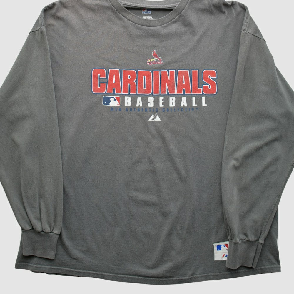 St. Louis Cardinals Majestic 2000s Long Sleeve T-shirt | MLB Shop