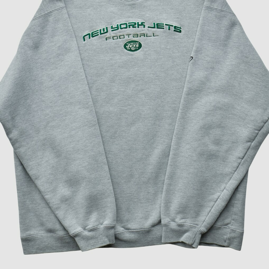 New York Jets Fanatics Reebok 2000s Pullover Sweatshirt