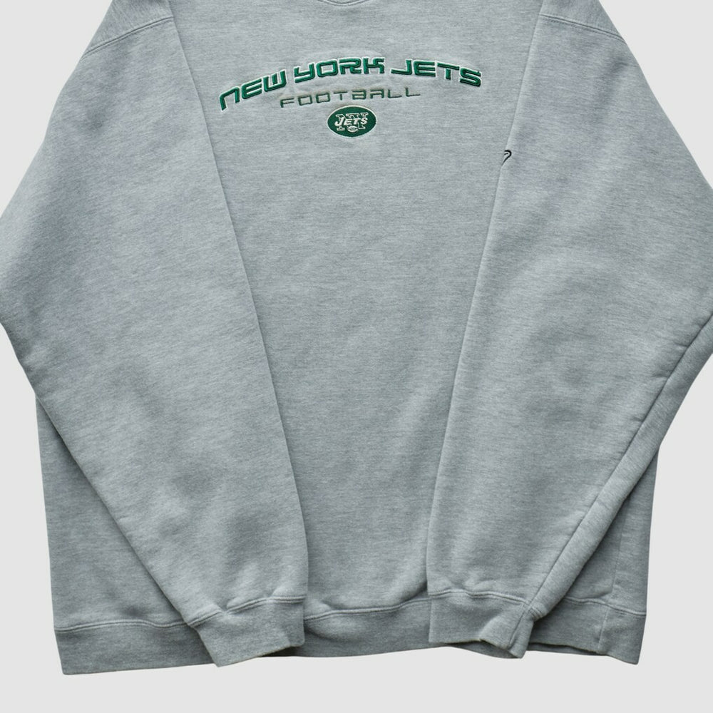 New York Jets Fanatics Reebok 2000s Pullover Sweatshirt
