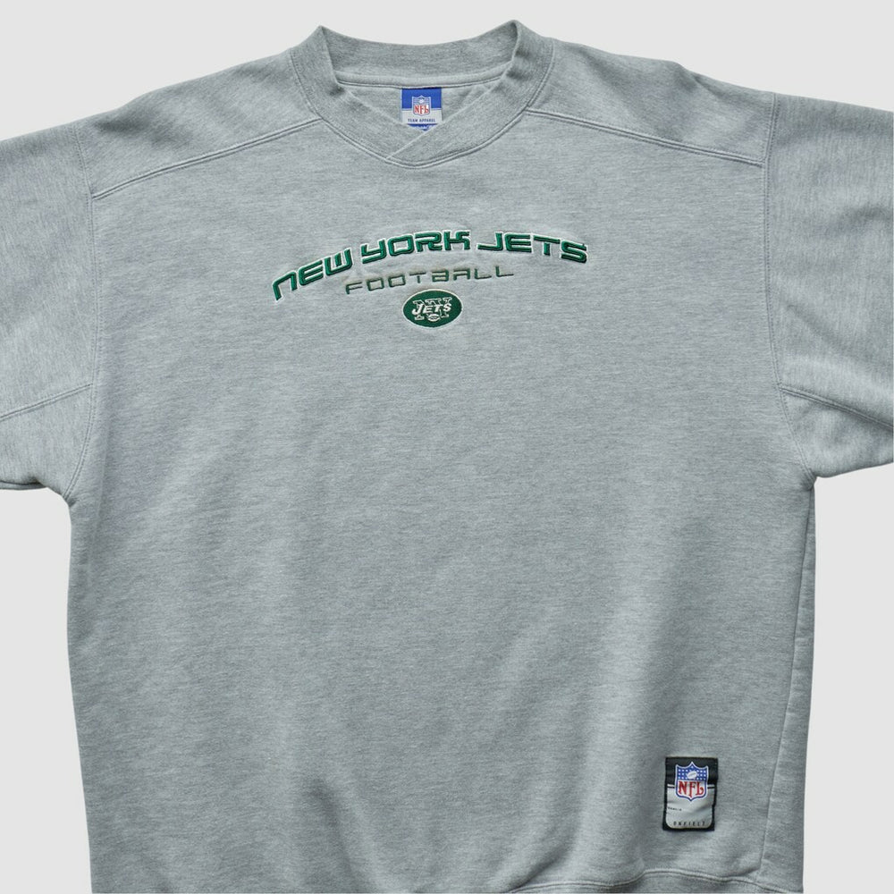 New York Jets Fanatics Reebok 2000s Pullover Sweatshirt
