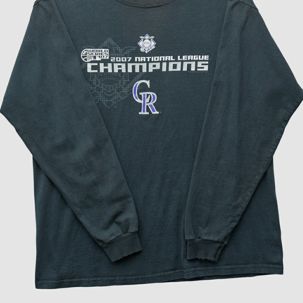 Colorado Rockies Delta 2007 Long Sleeve T-shirt | MLB New