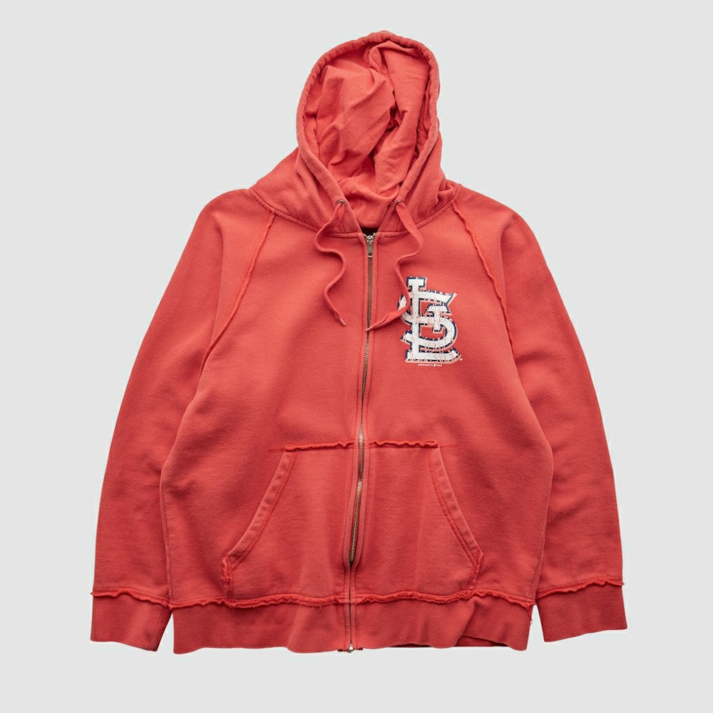 St. Louis Cardinals Genuine Merchandise 2000s Hooded Full Zip Sweatshirt | MLB Outlet