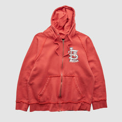 St. Louis Cardinals Genuine Merchandise 2000s Hooded Full Zip Sweatshirt | MLB Outlet
