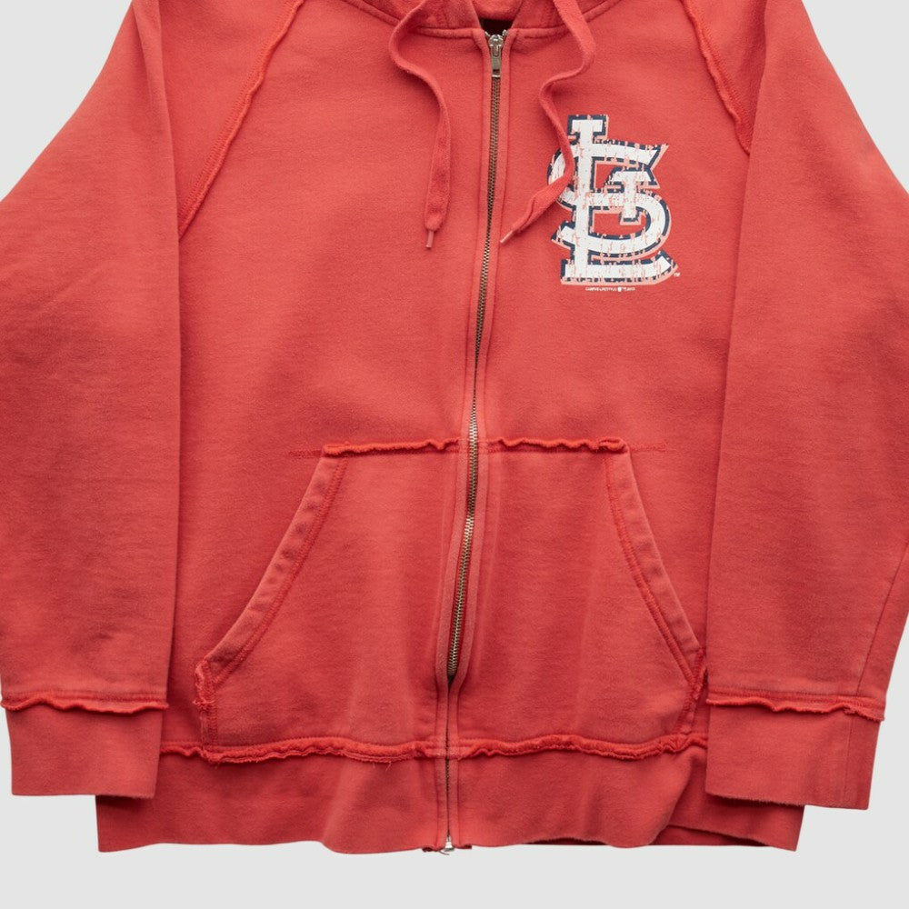 St. Louis Cardinals Genuine Merchandise 2000s Hooded Full Zip Sweatshirt | MLB Outlet