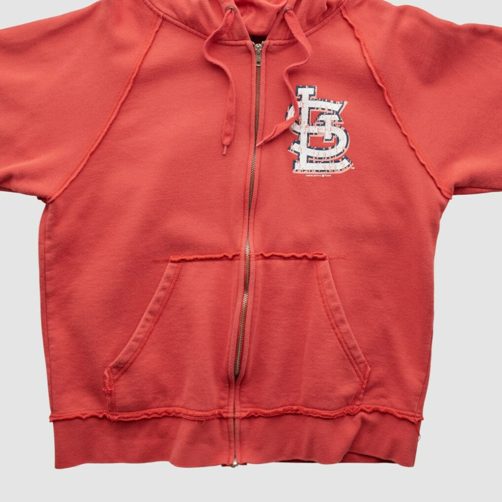 St. Louis Cardinals Genuine Merchandise 2000s Hooded Full Zip Sweatshirt | MLB Outlet