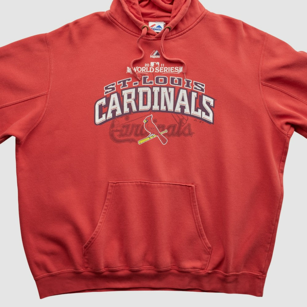 St. Louis Cardinals Majestic 2011 Hooded Sweatshirt | MLB Discount