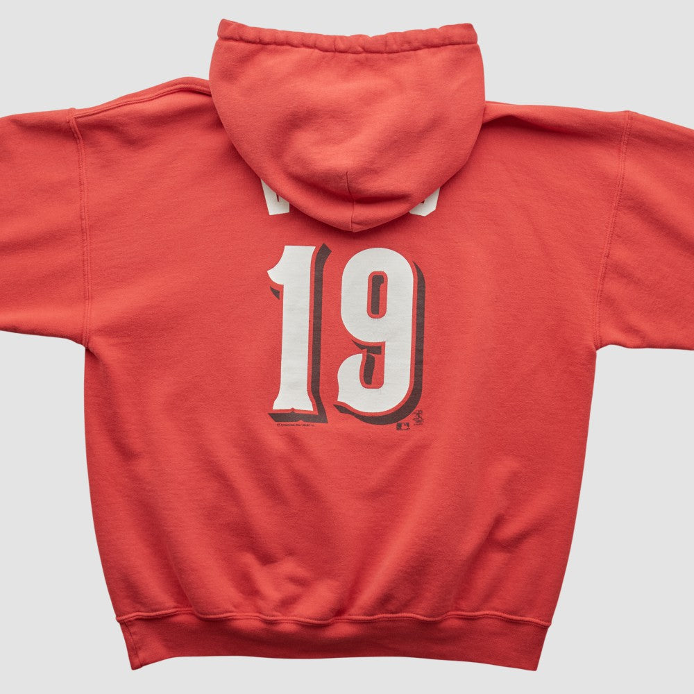 Cincinnati Reds Genuine Merchandise 2000s Hooded Pullover Sweatshirt | MLB Outlet