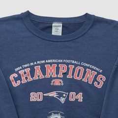 New England Patriots Fanatics Jerzees 2004 Pullover Sweatshirt