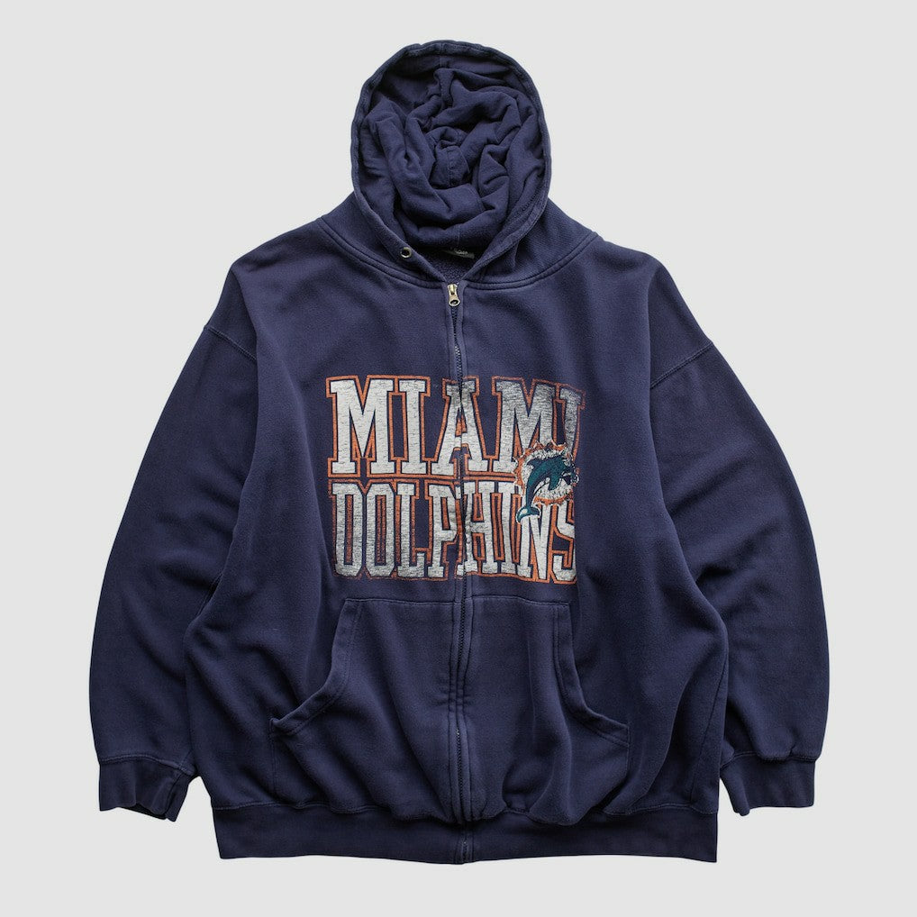 Miami Dolphins Fanatics NFL 2010s Hooded Full Zip Sweatshirt