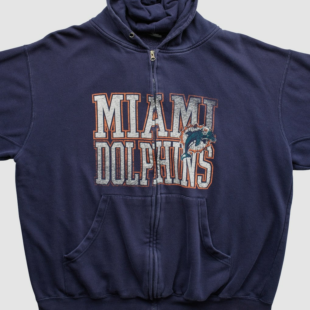 Miami Dolphins Fanatics NFL 2010s Hooded Full Zip Sweatshirt