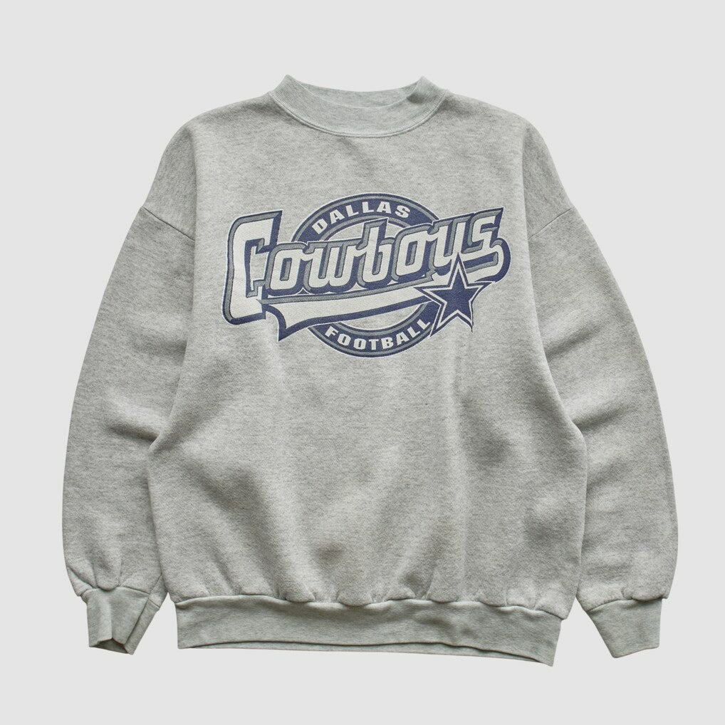 Dallas Cowboys Fanatics Logo 7 90s Pullover Sweatshirt