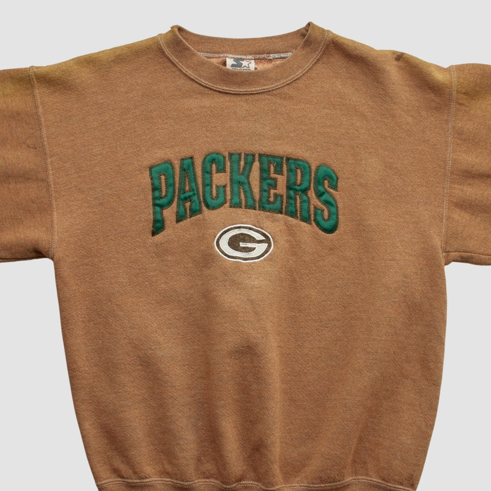 Green Bay Packers Fanatics Starter 90s Pullover Sweatshirt