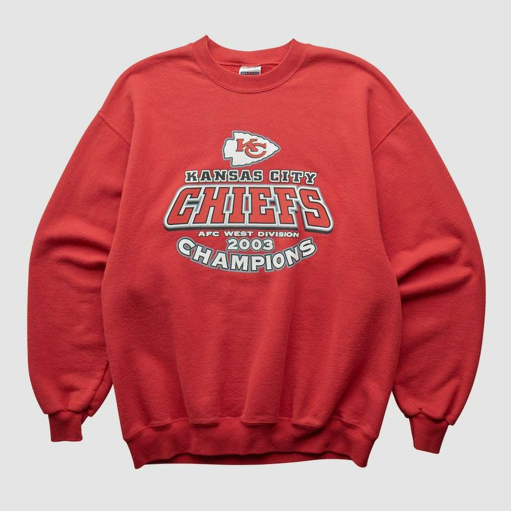 Kansas City Chiefs Fanatics Jerzees 2003 Pullover Sweatshirt
