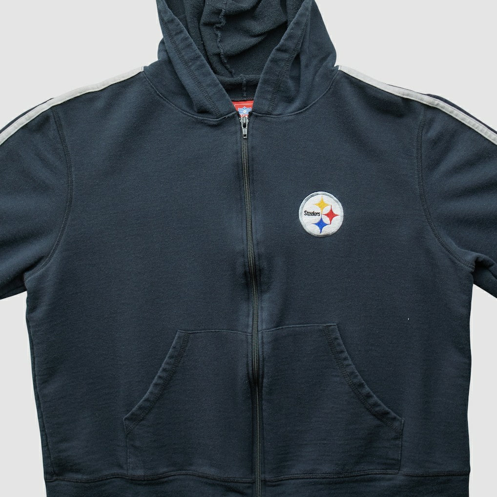 Pittsburgh Steelers Fanatics NFL 2000s Hooded Full Zip Sweatshirt