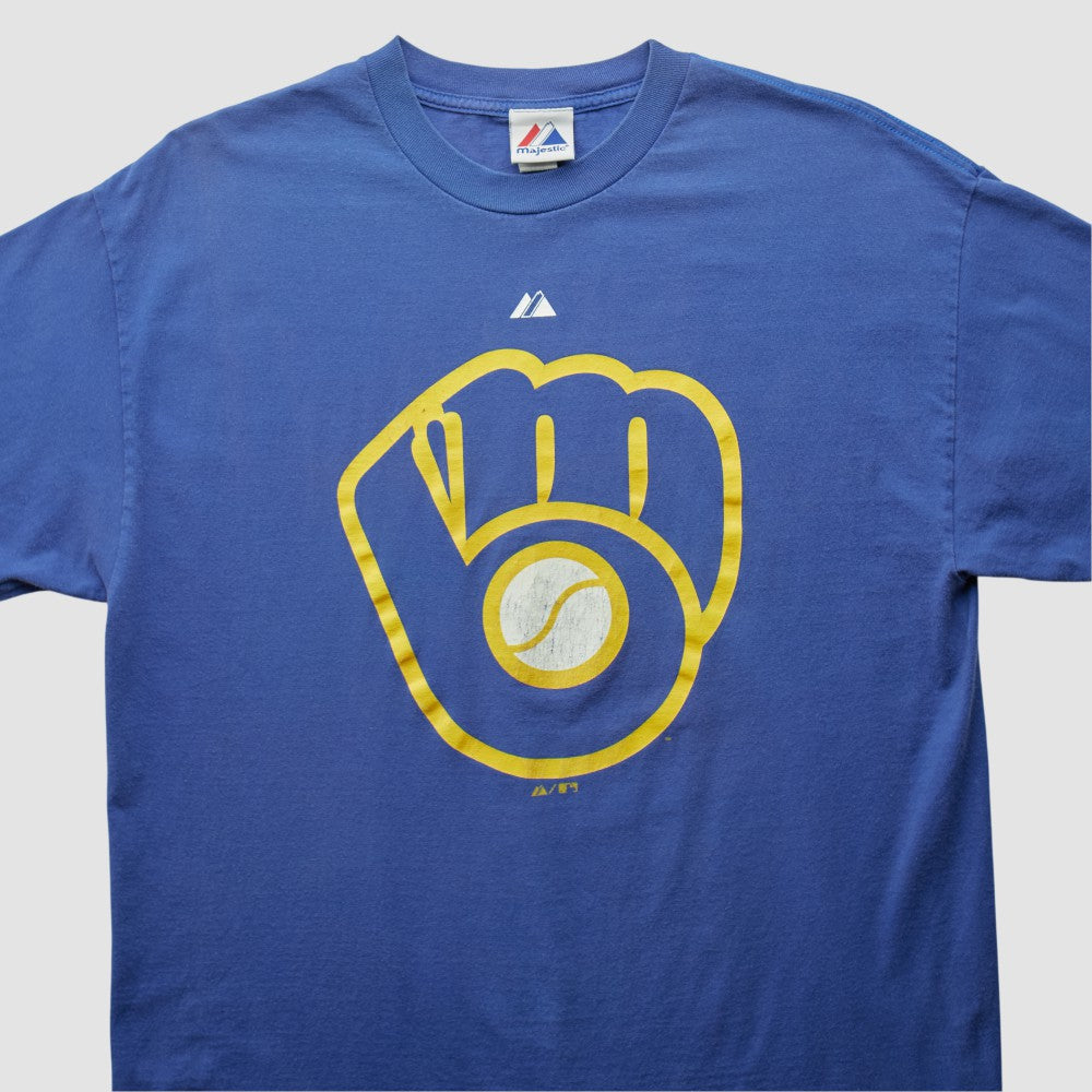 Milwaukee Brewers Majestic 2000s T-shirt | MLB New