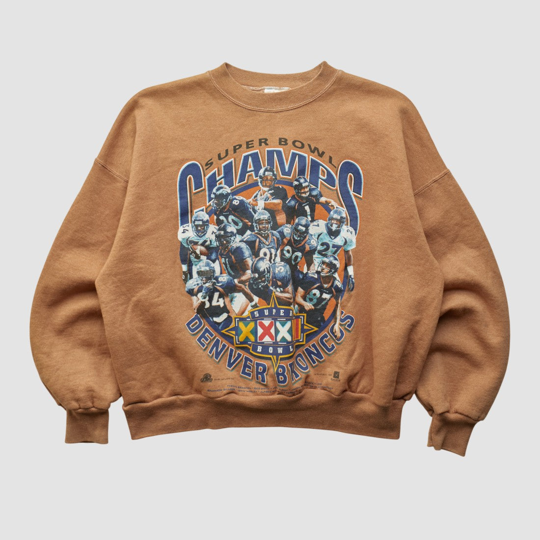 Denver Broncos Fanatics Hanes 1998 Pullover Sweatshirt