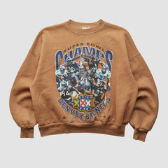 Denver Broncos Fanatics Hanes 1998 Pullover Sweatshirt
