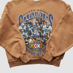Denver Broncos Fanatics Hanes 1998 Pullover Sweatshirt
