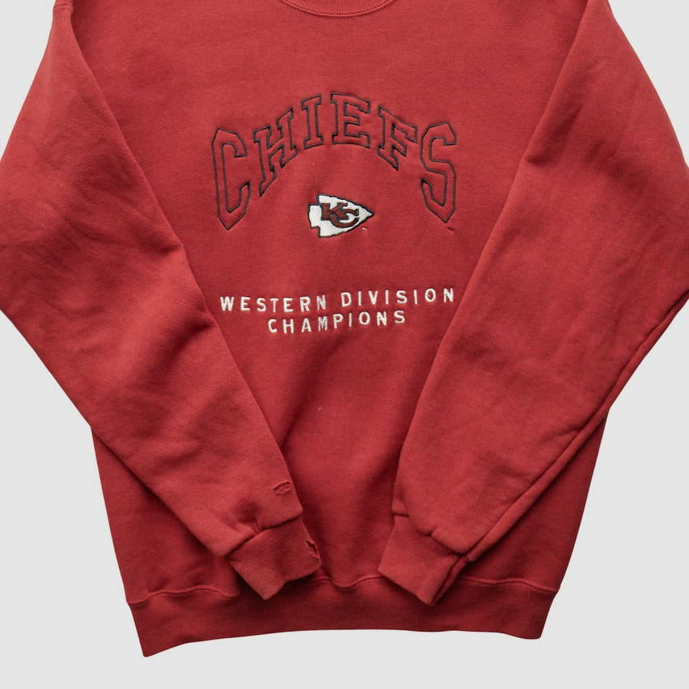 Kansas City Chiefs Fanatics Lee Apparel 90s Pullover Sweatshirt
