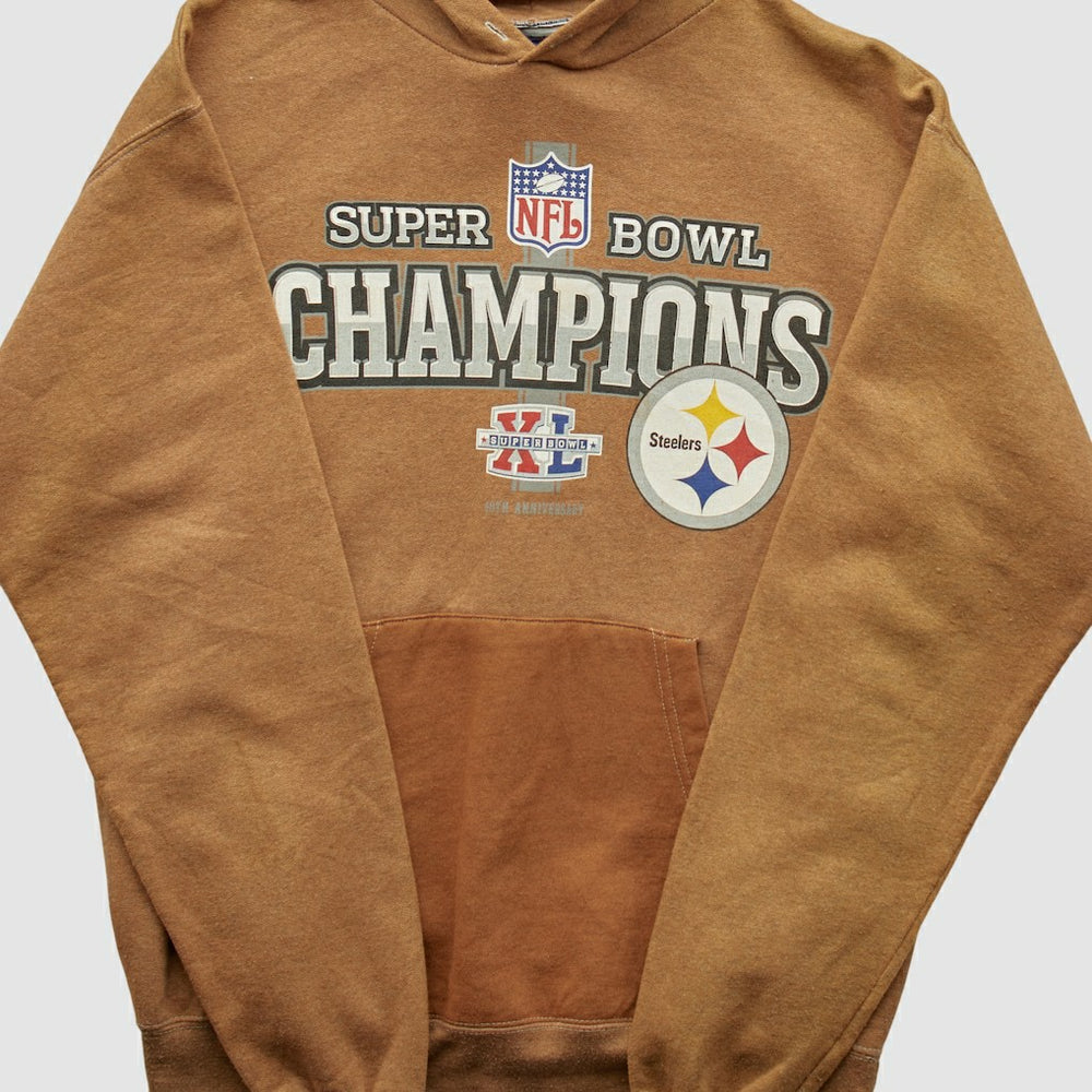 Pittsburgh Steelers Fanatics Super Bowl XL Reebok 2006 Hooded Pullover Sweatshirt