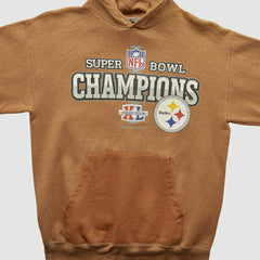 Pittsburgh Steelers Fanatics Super Bowl XL Reebok 2006 Hooded Pullover Sweatshirt
