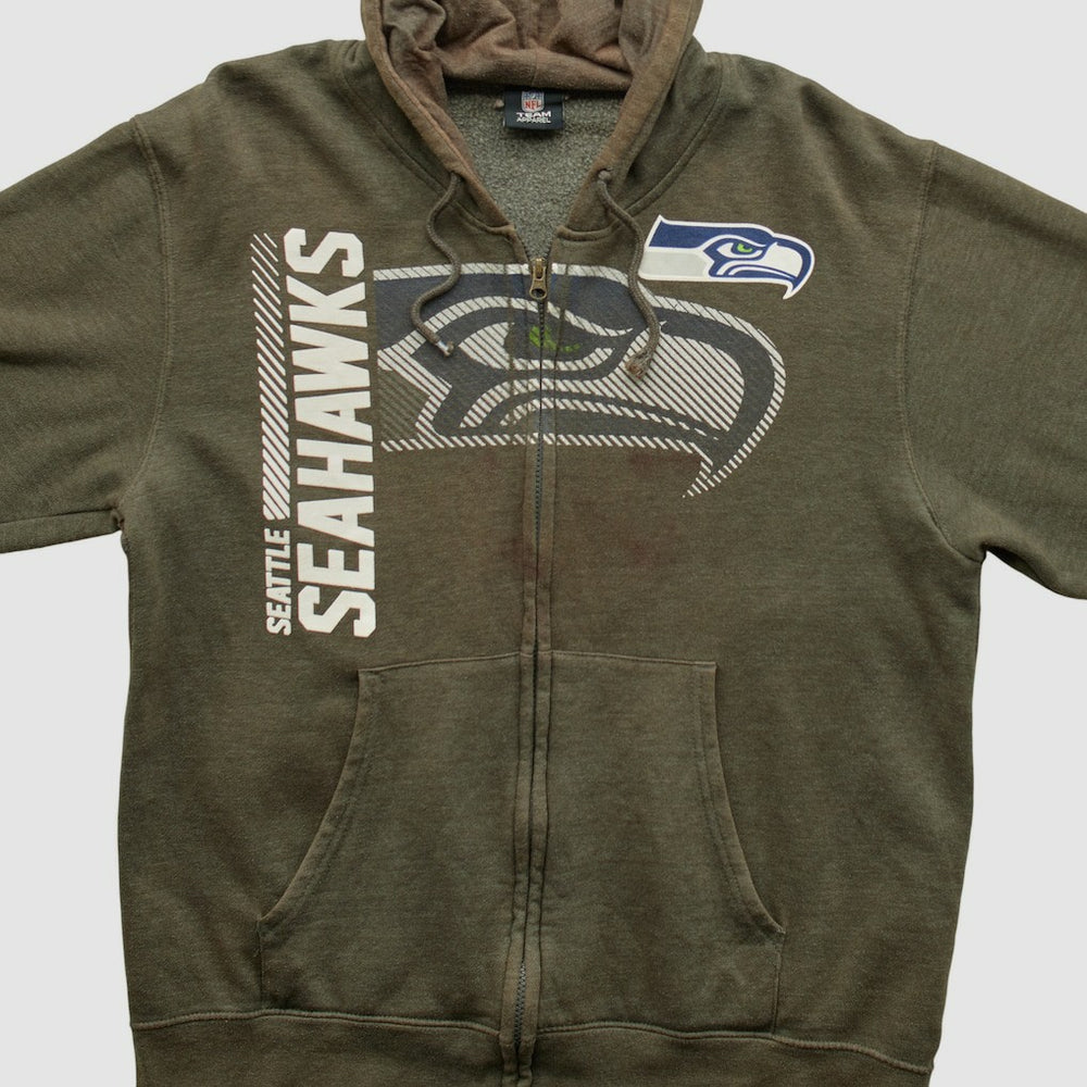 Seattle Seahawks Fanatics NFL 2010s Hooded Full Zip Sweatshirt