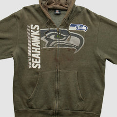 Seattle Seahawks Fanatics NFL 2010s Hooded Full Zip Sweatshirt