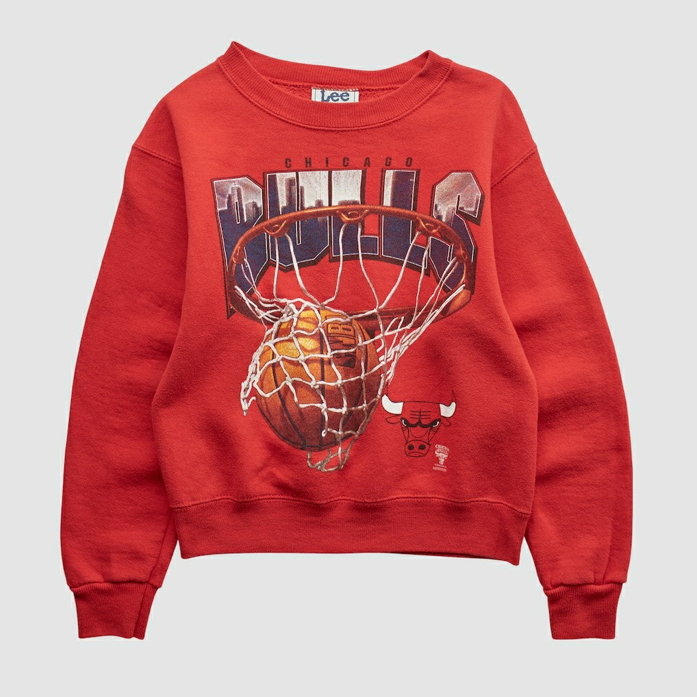 Chicago Bulls Lee Apparel 90s Pullover Sweatshirt On Sale