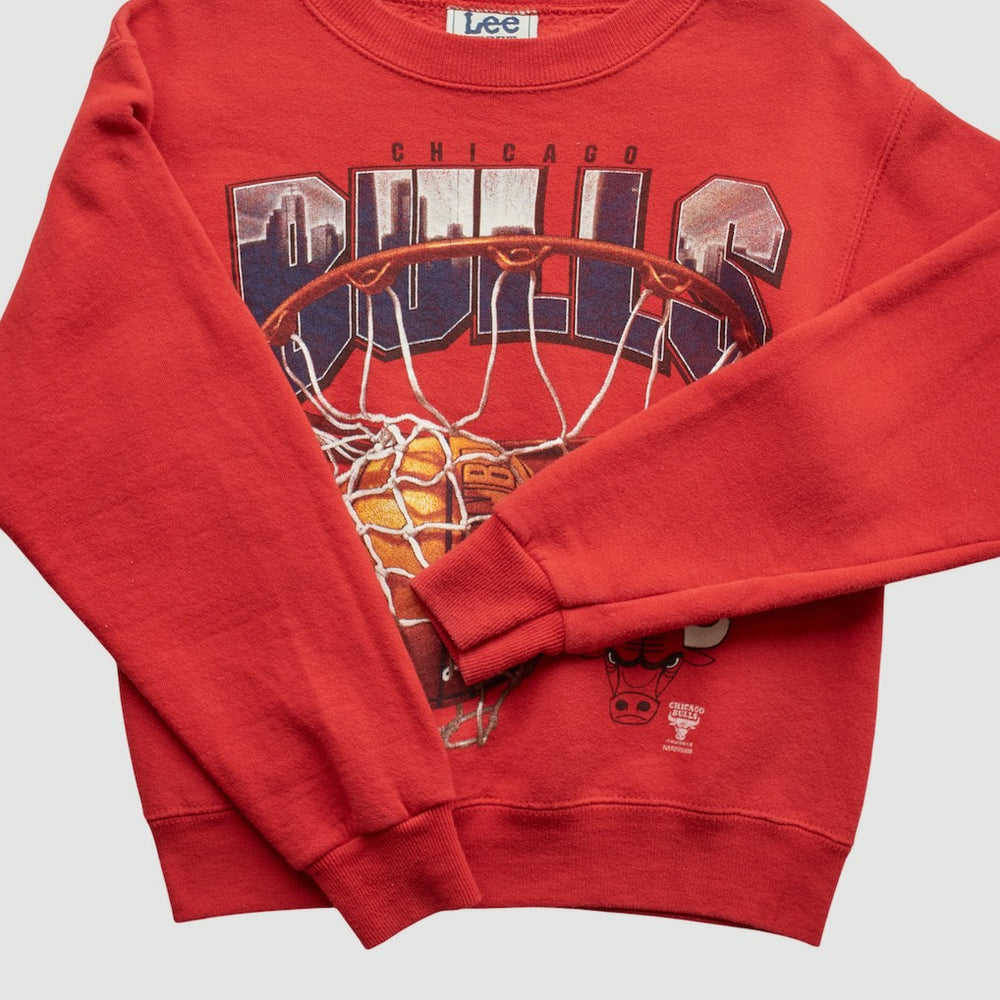 Chicago Bulls Lee Apparel 90s Pullover Sweatshirt On Sale