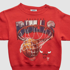 Chicago Bulls Lee Apparel 90s Pullover Sweatshirt On Sale