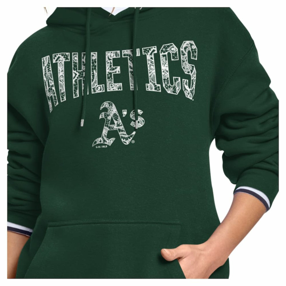 Athletics Starter Women's Lace Team Lockup Fleece Hoodie | MLB Online