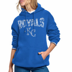 Kansas City Royals Starter Women's Lace Team Lockup Fleece Hoodie | MLB Near me