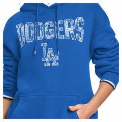Los Angeles Dodgers Starter Women's Lace Team Lockup Fleece Hoodie | MLB Shop
