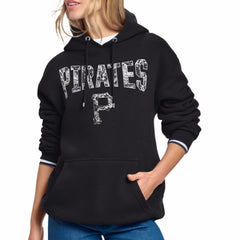 Pittsburgh Pirates Starter Women's Lace Team Lockup Fleece Hoodie | MLB Shop