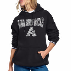 Arizona Diamondbacks Starter Women's Lace Team Lockup Fleece Hoodie | MLB US
