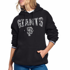San Francisco Giants Starter Women's Lace Team Lockup Fleece Hoodie | MLB New