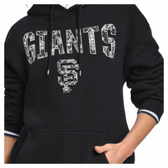 San Francisco Giants Starter Women's Lace Team Lockup Fleece Hoodie | MLB New