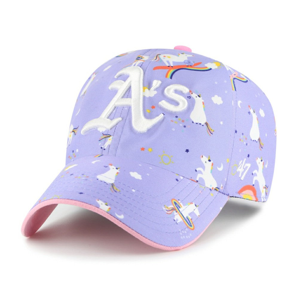 Athletics '47 Girls Youth Unicorn Clean Up Adjustable Hat | MLB Discount