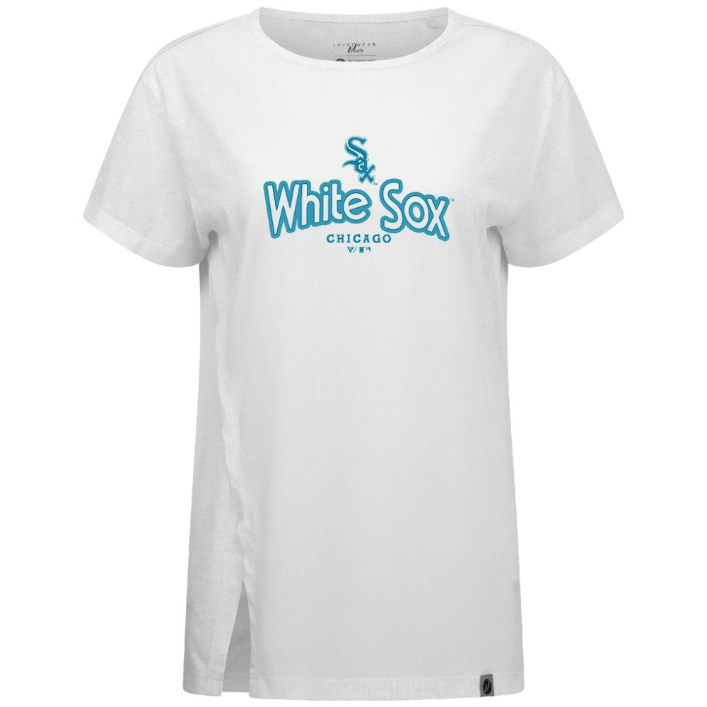 Chicago White Sox Levelwear Women's Blue Haven Influx Cornerstone T-Shirt | MLB New