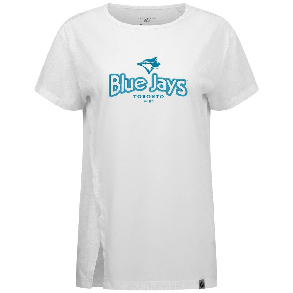 Toronto Blue Jays Levelwear Women's Blue Haven Influx Cornerstone T-Shirt | MLB US
