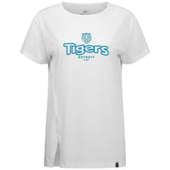 Detroit Tigers Levelwear Women's Blue Haven Influx Cornerstone T-Shirt | MLB On Sale