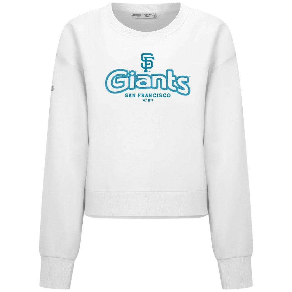 San Francisco Giants Levelwear Women's Judd Cornerstone Cropped Sweatshirt | MLB On Sale